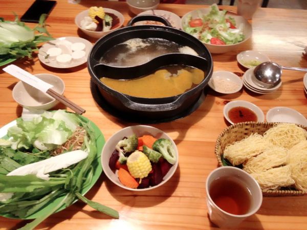  buffet rau Đà Lạt ( ảnh sưu tầm )